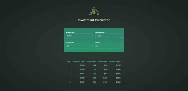 Investment Calculator